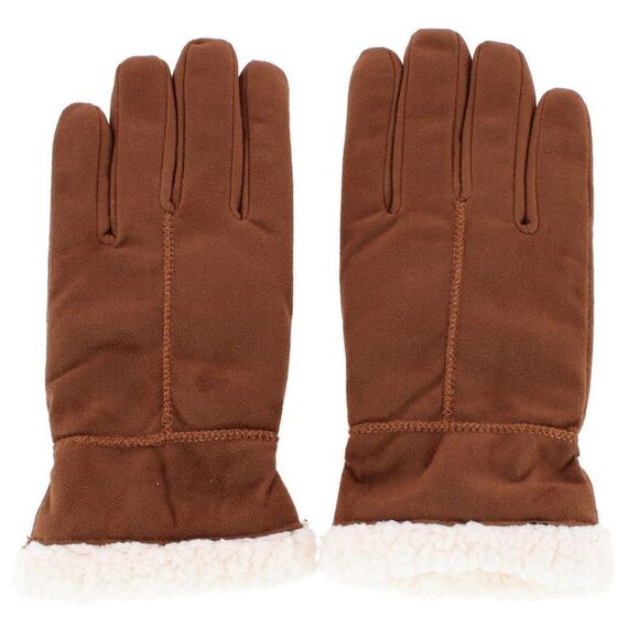 Isotoner Women's SmartDri Microfiber Winter Glove with Cuff Detail - Picture 2 of 4